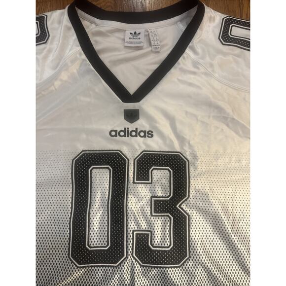 Adidas Adilenium XL Season 3 Graphic Jersey Women's Lifestyle Top JX9216 White - Picture 1 of 13